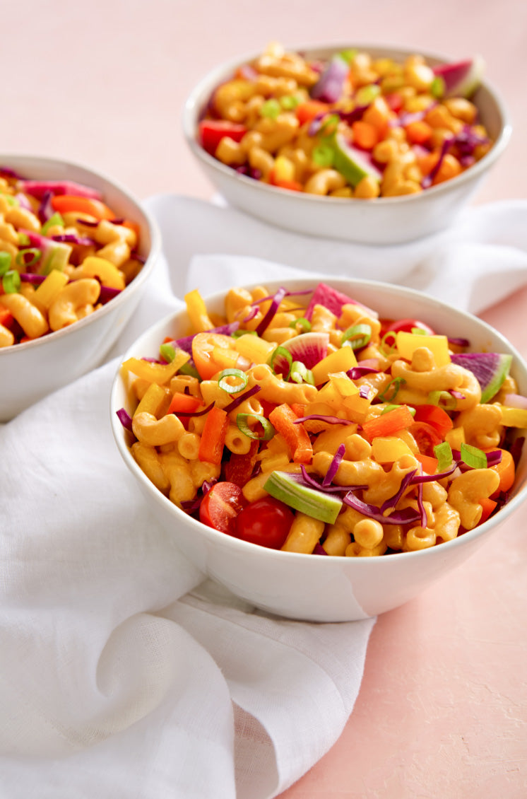 rainbow macaroni salad